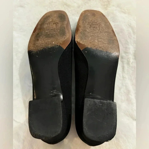 Stuart Weitzman Vintage Bow Rhinestone Heels 80’s 7 1/2 Holiday Sparkle Bridal - Picture 6 of 16